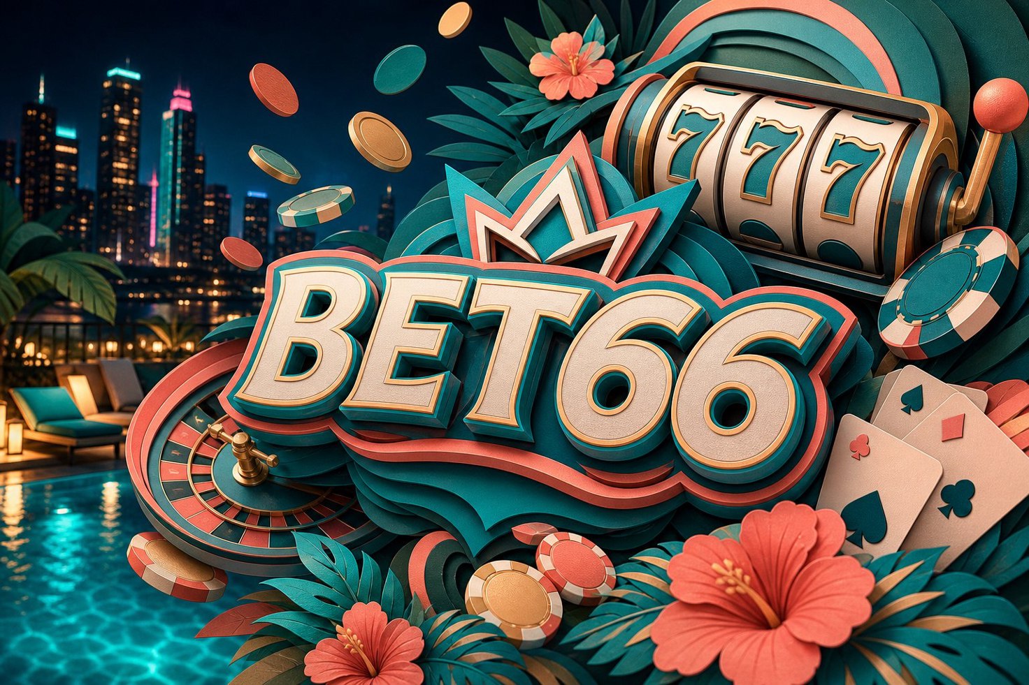 Ảnh bìa The Dog House BET66 với giao diện trò chơi và các biểu tượng ưu đãi đăng ký